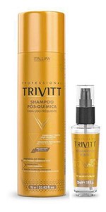 Shampoo Trivitt Profissional 1L + Reparador de Pontas 30ml - Itallian