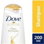 Ficha técnica e caractérísticas do produto Shampoo Uso Diário Dove 200ml Óleo Nutrição