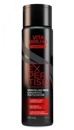 Ficha técnica e caractérísticas do produto Shampoo Vita Brilho Matizador Vermelho/Red 300ml