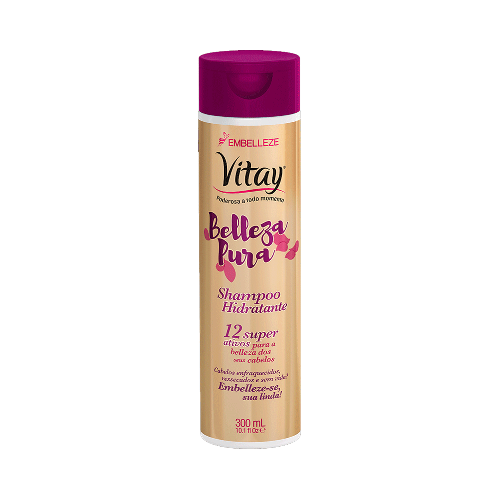 Ficha técnica e caractérísticas do produto Shampoo Vitay Belleza Pura 300ml
