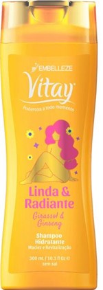 Ficha técnica e caractérísticas do produto Shampoo Vitay Linda e Radiante