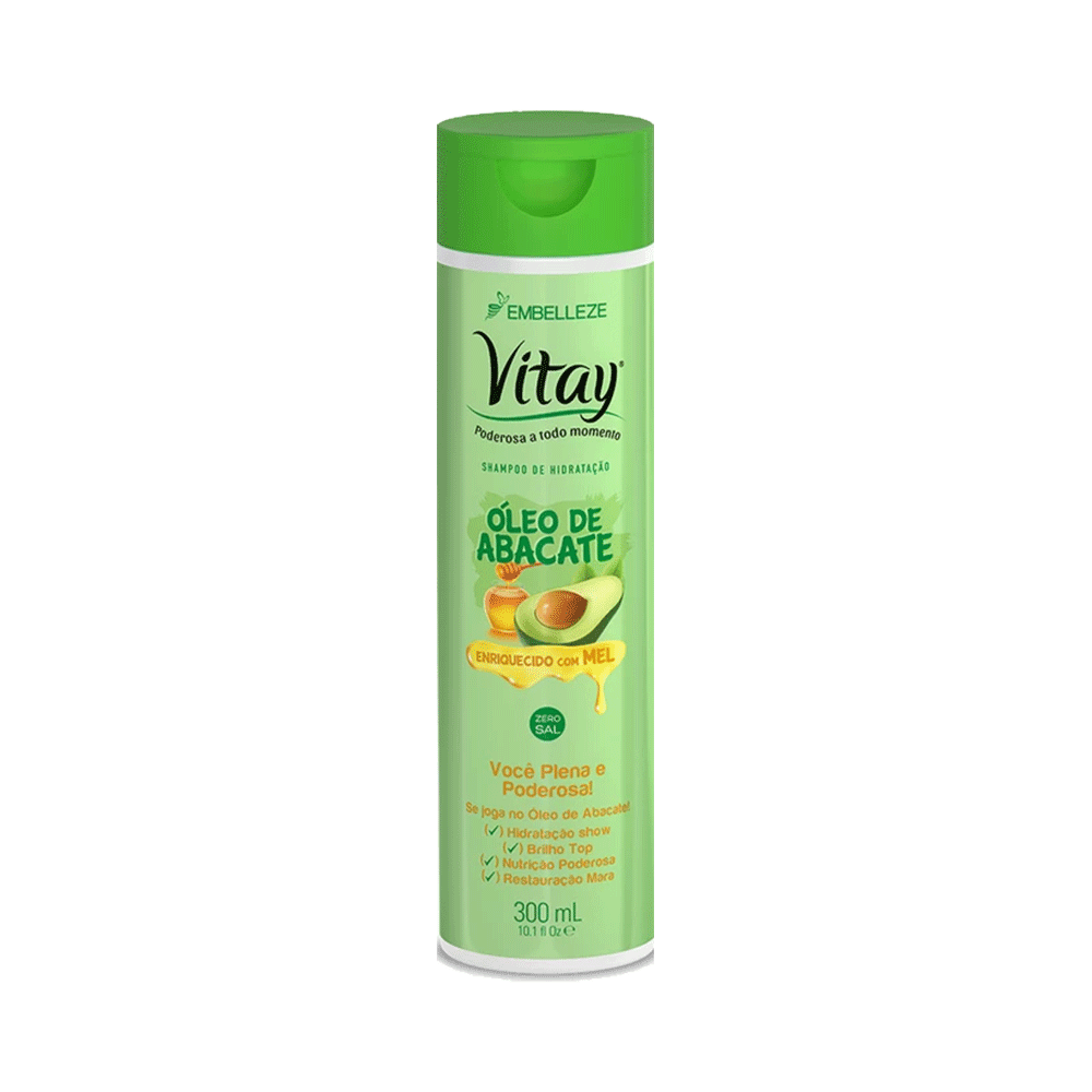 Ficha técnica e caractérísticas do produto Shampoo Vitay Óleo de Abacate 300ml