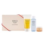Shiseido Waso Delicious Skin Bento Box Kit - Gel de Limpeza + Loção Facial + Hidratante Kit