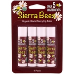 Ficha técnica e caractérísticas do produto Sierra Bees 4 Bálsamos Orgânicos Lábios Cereja Negra 4,25g