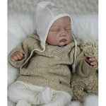Ficha técnica e caractérísticas do produto 22inch Unpainted Reborn Full Membro Mold \\u0026 Cloth Body Baby Supplies DIY Decor