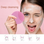 Ficha técnica e caractérísticas do produto Silicone Cleaner Facial Ultrasonic Cleaner Facial recarreg¨¢vel Waterproof
