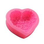 Ficha técnica e caractérísticas do produto Silicone Mold 50-1178 Sweet Love Rose bolo de silicone molde Handmade Jewelry