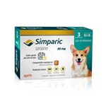 Ficha técnica e caractérísticas do produto Simparic 40mg Anti Pulga e Carrapato Cães de 10 a 20kg 3 Comprimidos - Zoetis