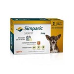 Ficha técnica e caractérísticas do produto Simparic 5mg Anti Pulga e Carrapato Cães de 1,3 a 2,5 Kg 3 Comprimidos Zoetis