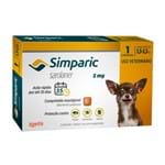 Ficha técnica e caractérísticas do produto Simparic 5mg para Cães de 1,3 a 2,5kg com 1 Comprimido Mastigável