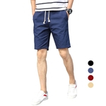 Ficha técnica e caractérísticas do produto Simple Men Shorts Casual Praia Pleated pants