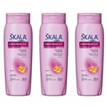 Ficha técnica e caractérísticas do produto Skala Ceramidas G3* Shampoo S/ Sal 350ml (Kit C/03)