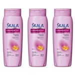 Ficha técnica e caractérísticas do produto Skala Ceramidas G3 Shampoo S/ Sal 325ml (Kit C/03)