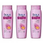Ficha técnica e caractérísticas do produto Skala Ceramidas G3* Shampoo se Sal 350ml - Kit com 03