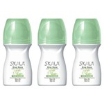 Ficha técnica e caractérísticas do produto Skala Erva Doce Desodorante Rollon 60ml - Kit com 03