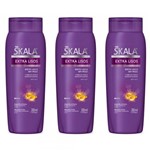 Ficha técnica e caractérísticas do produto Skala Extra Lisos Shampoo 350ml (Kit C/03)