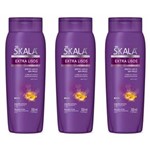 Ficha técnica e caractérísticas do produto Skala Extra Lisos Shampoo 350ml - Kit com 03