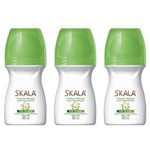 Ficha técnica e caractérísticas do produto Skala Frescor Natural Desodorante Rollon 60ml - Kit com 03