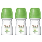 Ficha técnica e caractérísticas do produto Skala Frescor Natural Desodorante Rollon 60Ml Kit Com 3