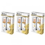 Ficha técnica e caractérísticas do produto Skala Keratina Kit Shampoo + Condicionador 350ml (Kit C/03)