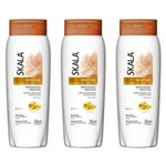 Ficha técnica e caractérísticas do produto Skala Keratina Shampoo se Sal 350ml - Kit com 03