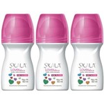 Ficha técnica e caractérísticas do produto Skala Love Intense Desodorante Rollon 60ml - Kit com 03
