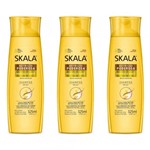 Ficha técnica e caractérísticas do produto Skala Manteiga de Karité Shampoo 325ml (Kit C/03)