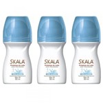 Ficha técnica e caractérísticas do produto Skala Proteínas do Leite Desodorante Rollon 60ml (Kit C/03)