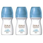 Ficha técnica e caractérísticas do produto Skala Proteínas do Leite Desodorante Rollon 60ml - Kit com 03