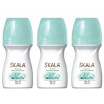 Ficha técnica e caractérísticas do produto Skala Suave Desodorante Rollon 60ml - Kit com 03