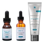 Skinceauticals Kit - Tratamento Antiacne 15ml + Rejuvenescedor Facial 30ml + Protetor Solar FPS 80 40g - Skinceuticals