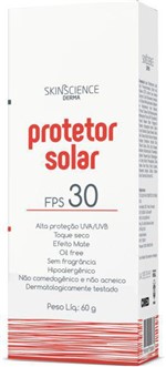 Ficha técnica e caractérísticas do produto Combo: 3x de Skinscience Protetor Solar Fps 30 - 60gr - Todos os Tipos de Pele - Cimed