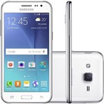 Ficha técnica e caractérísticas do produto Smartphone Samsung Galaxy J2 Duos Dual Chip, Tela 4.7,Tv Digital,5mp,Android 5.1, 1.1 Ghz - Branco
