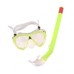 Ficha técnica e caractérísticas do produto Snorkel com Máscara Premium Verde Limão Belfix 39700 - Único - Verde