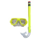 Snorkel Máscara Verde Limão Belfix 39800 Esportes Aquáticos
