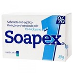 Ficha técnica e caractérísticas do produto Soapex 1 Sabonete 80g - Galderma Brasil Ltda