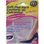 Ficha técnica e caractérísticas do produto Soft Pad para Conforto do Calcanhar Lady Feet 1018 - Ortho Pauher