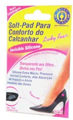 Ficha técnica e caractérísticas do produto Soft-Pad para Conforto no Calcanhar Lady Feet 1018 Ortho Pauher