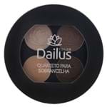 Ficha técnica e caractérísticas do produto Sombra Dailus Color Quarteto para Sobrancelha Universal