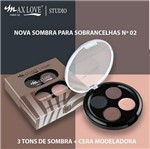 Ficha técnica e caractérísticas do produto Sombra Pra Sobrancelha - Max Love