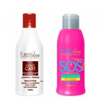 SOS Antiemborrachamento Forever Liss e Shampoo Pós Química Manutenção 300ml