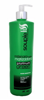 Ficha técnica e caractérísticas do produto Souple Liss Matizador Platinum Green 1 Litro