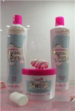 Soupleliss Algodão Doce Mascara 300g + Shampoo 500ml, Condicionador 500ml - Souple Liss
