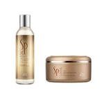 Ficha técnica e caractérísticas do produto Kit Wella SP Luxe Oil Keratin Shampoo Protect 200ml + Máscara Restore 150ml