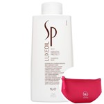 Sp System Professional Luxe Oil Keratin Protect - Shampoo 1000ml + Nécessaire Pink Beleza na Web