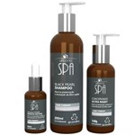 Ficha técnica e caractérísticas do produto Grandha SPA Black Kit Coacervado e Magma Power Hair Therapy
