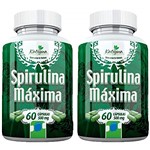 Ficha técnica e caractérísticas do produto Spirulina Máxima - 2X60 Cápsulas - Katigua
