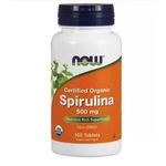 Ficha técnica e caractérísticas do produto Spirulina Natural - NOW FOODS 500mg (100 tabletes)