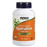 Ficha técnica e caractérísticas do produto Spirulina Orgânica 1000mg (120 Tablets) Now Foods