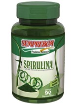 Ficha técnica e caractérísticas do produto Spirulina - Semprebom - 60 Cao - 500 Mg